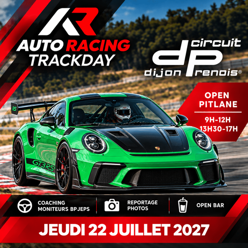 Trackday Dijon-Prenois – Jeudi 22 juillet | Open Pitlane