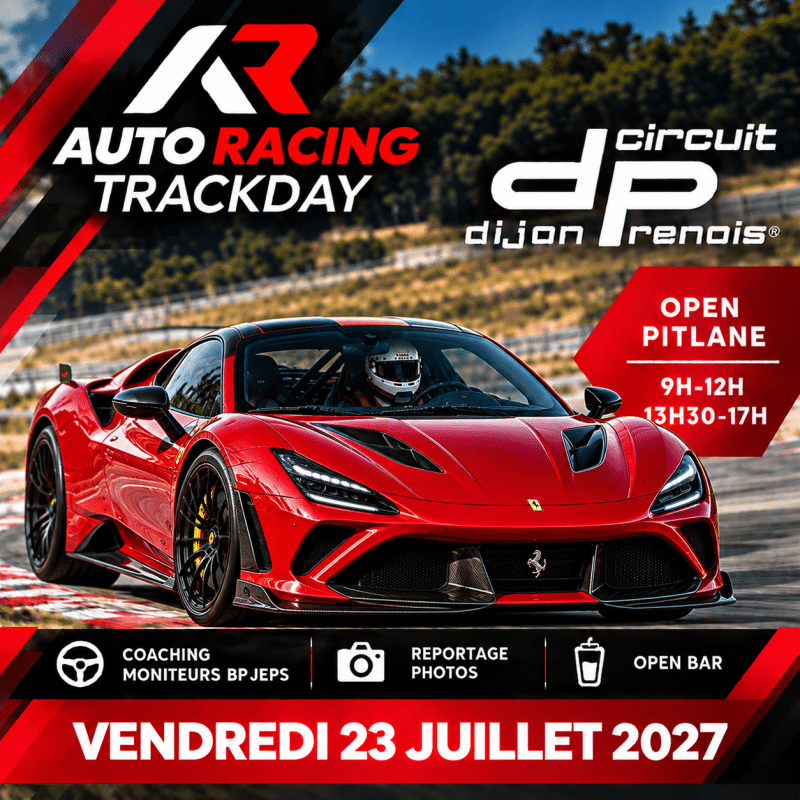 Trackday Dijon-Prenois – Vendredi 23 juillet | Open Pitlane