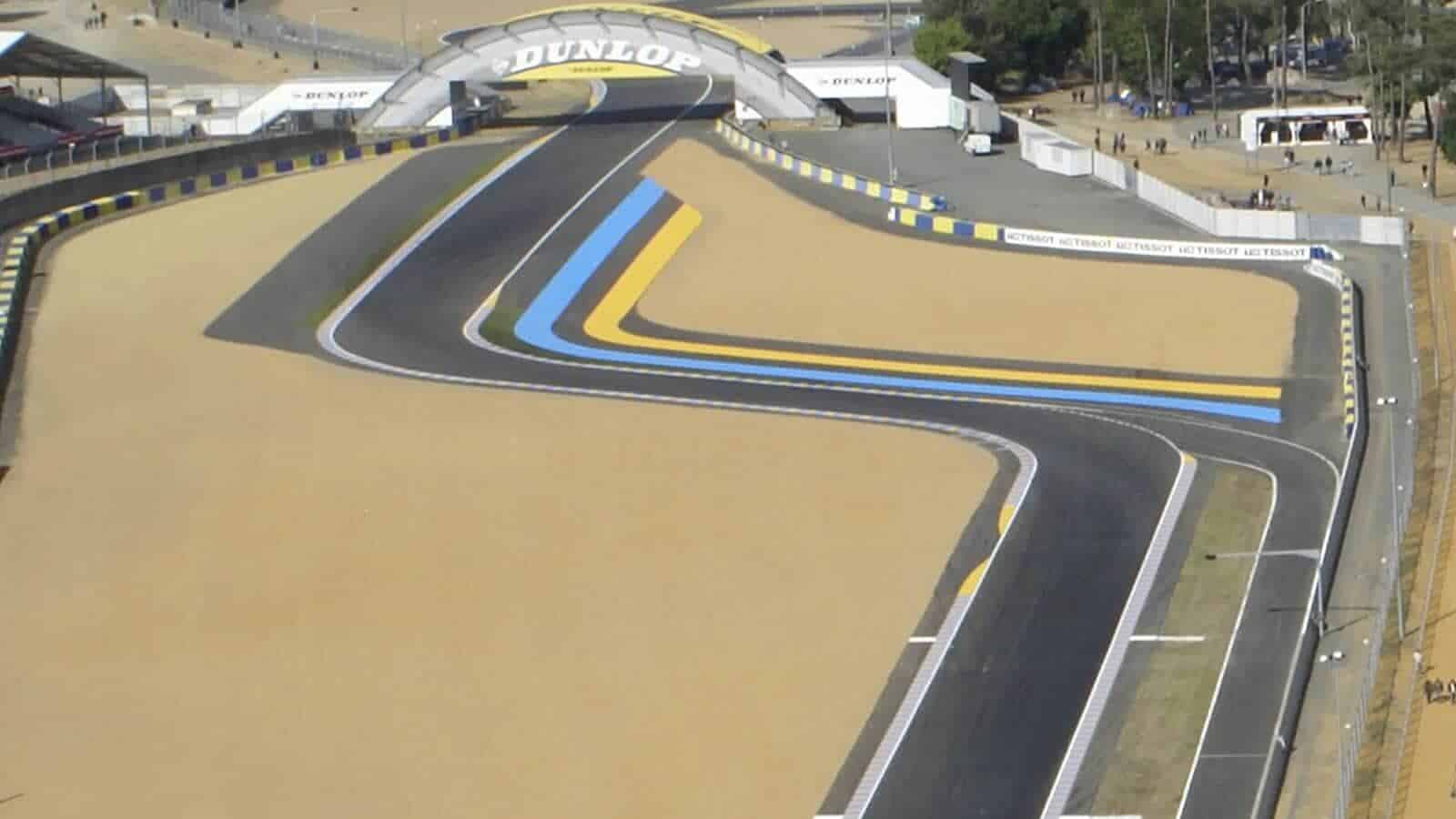 Le circuit Bugatti du Mans vu d’en haut